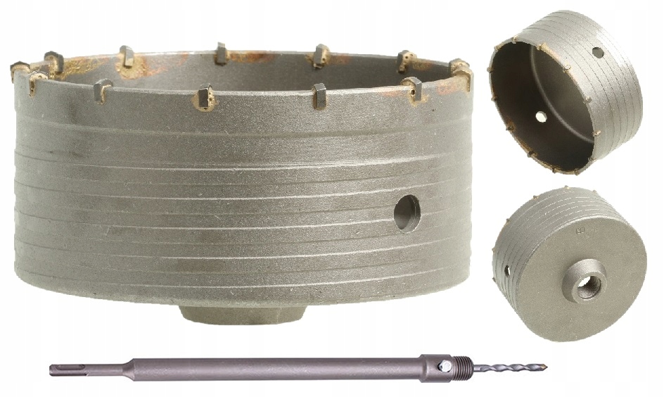 Otwornica Do Betonu 130 mm+ Adapter SDSplus 350 mm Frez Koronka Widiowa Sds