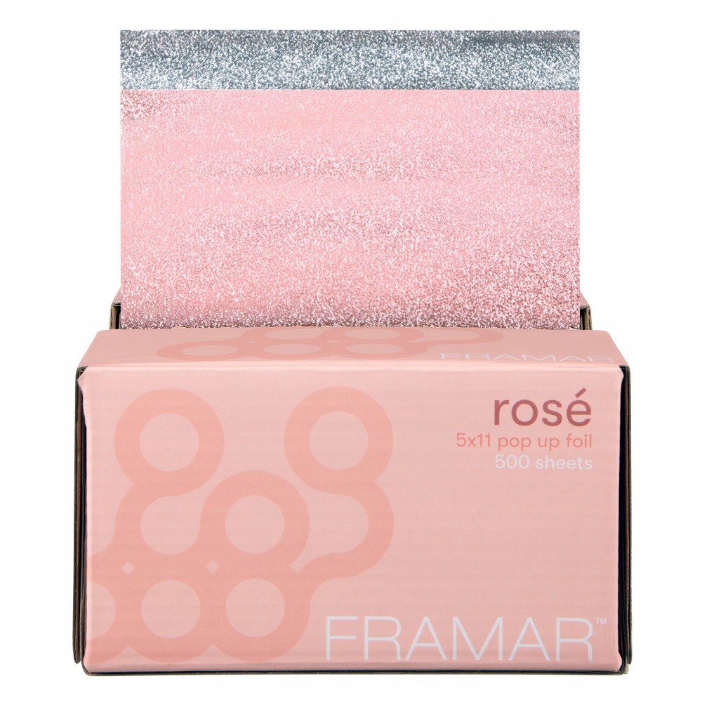 Framar Rose All Day Fólie Kadeřnická ryflovaná v listech 500 ks