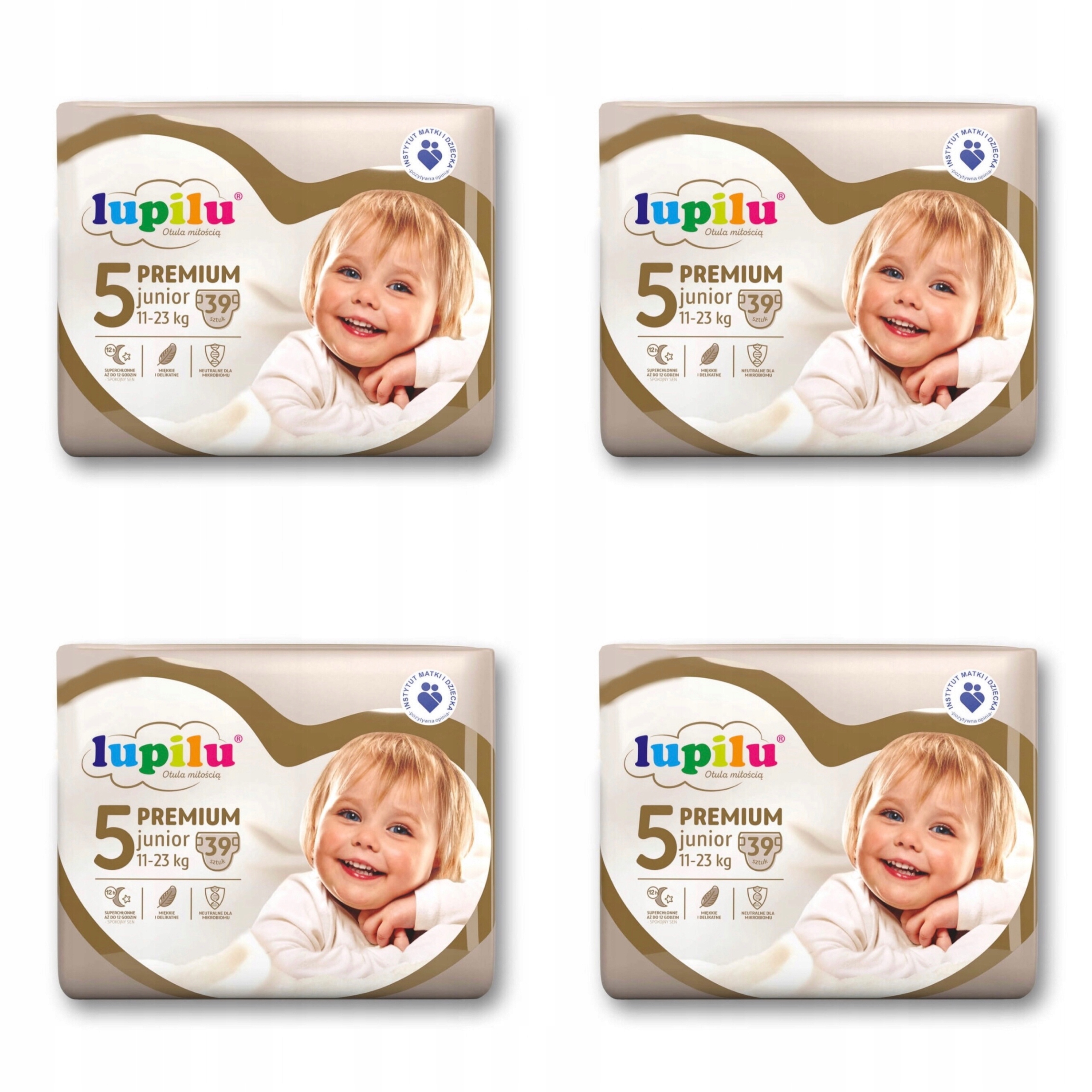 Pieluszki Lupilu Premium Junior Rozmiar 5 156 szt.