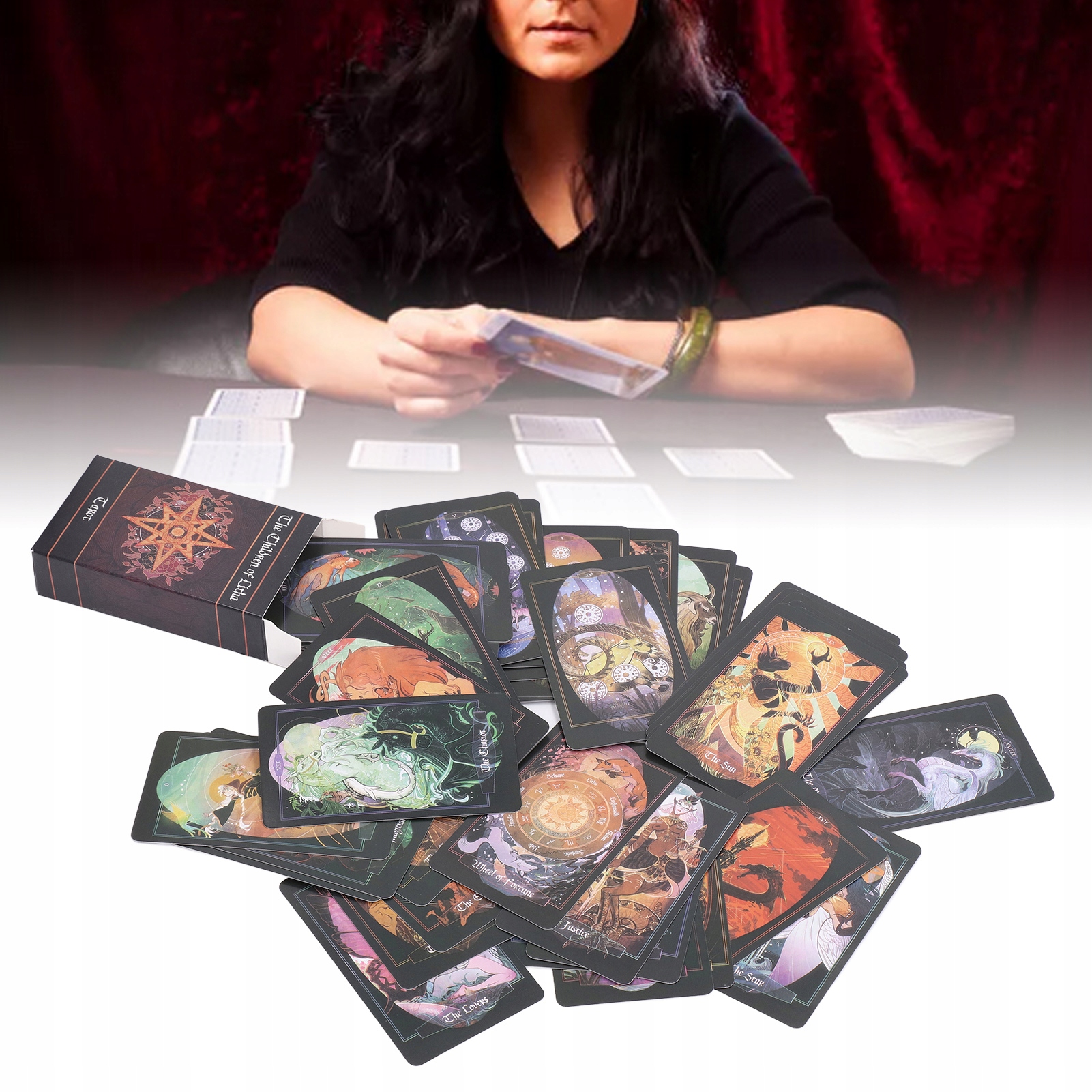 ZESTAW KLASYCZNYCH KART TAROTA 78 KART Czas rozgrywki Do 15 minut