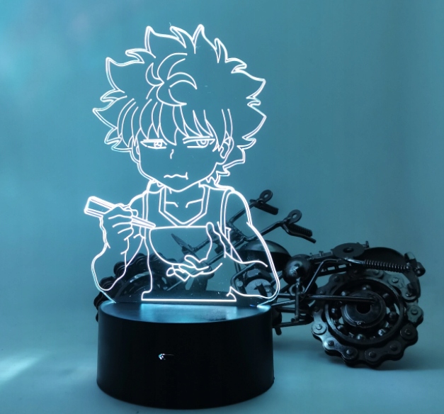 Lampka 3D LED Hunter x Hunter Killua 16 kolorów Kod producenta 3D