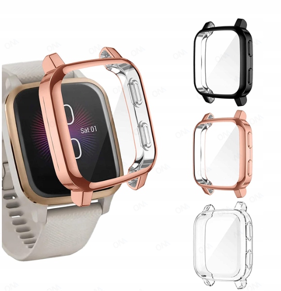 Etui Pełne Silikonowe ełna ochrona |2w1| Garmin Venu Sq / Music | KOLORY