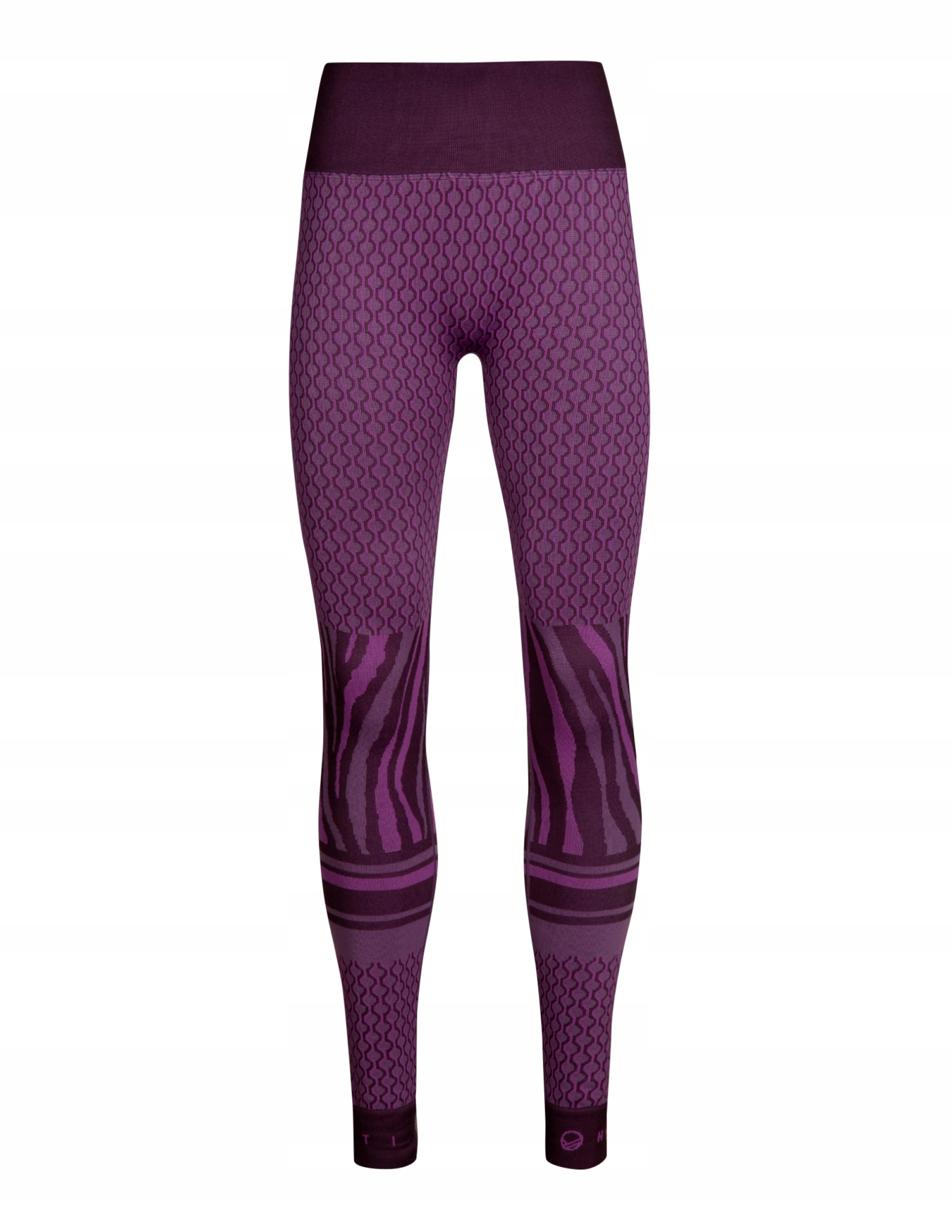Legginsy damskie termoaktywne ciepłe Halti Magic Fioletowy 42