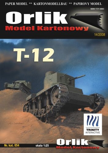 

Orlik 054. Czołg T-12