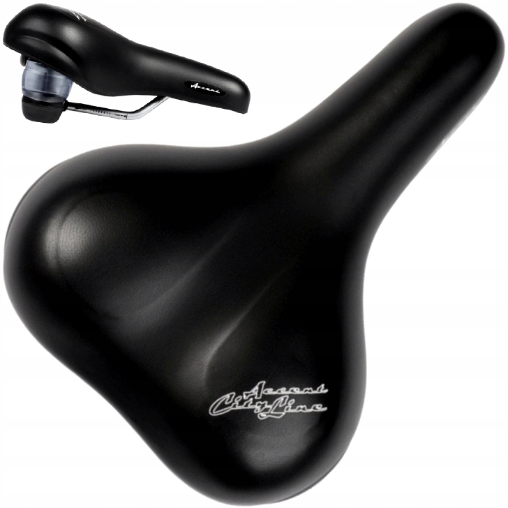 Siodełko rowerowe męskie Accent Arco czarne