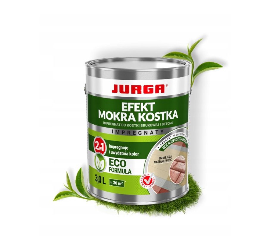Impregnat do kostki brukowej Jurga Eco 3L efekt mokrej kostki ochrona