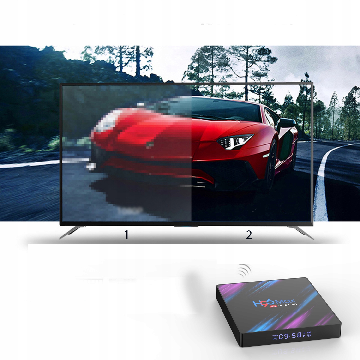SMART BOX TV 4K ANDROID 10 WIFI BT PRZYSTAWKA TV Kod producenta 576bdc2e-3ef5