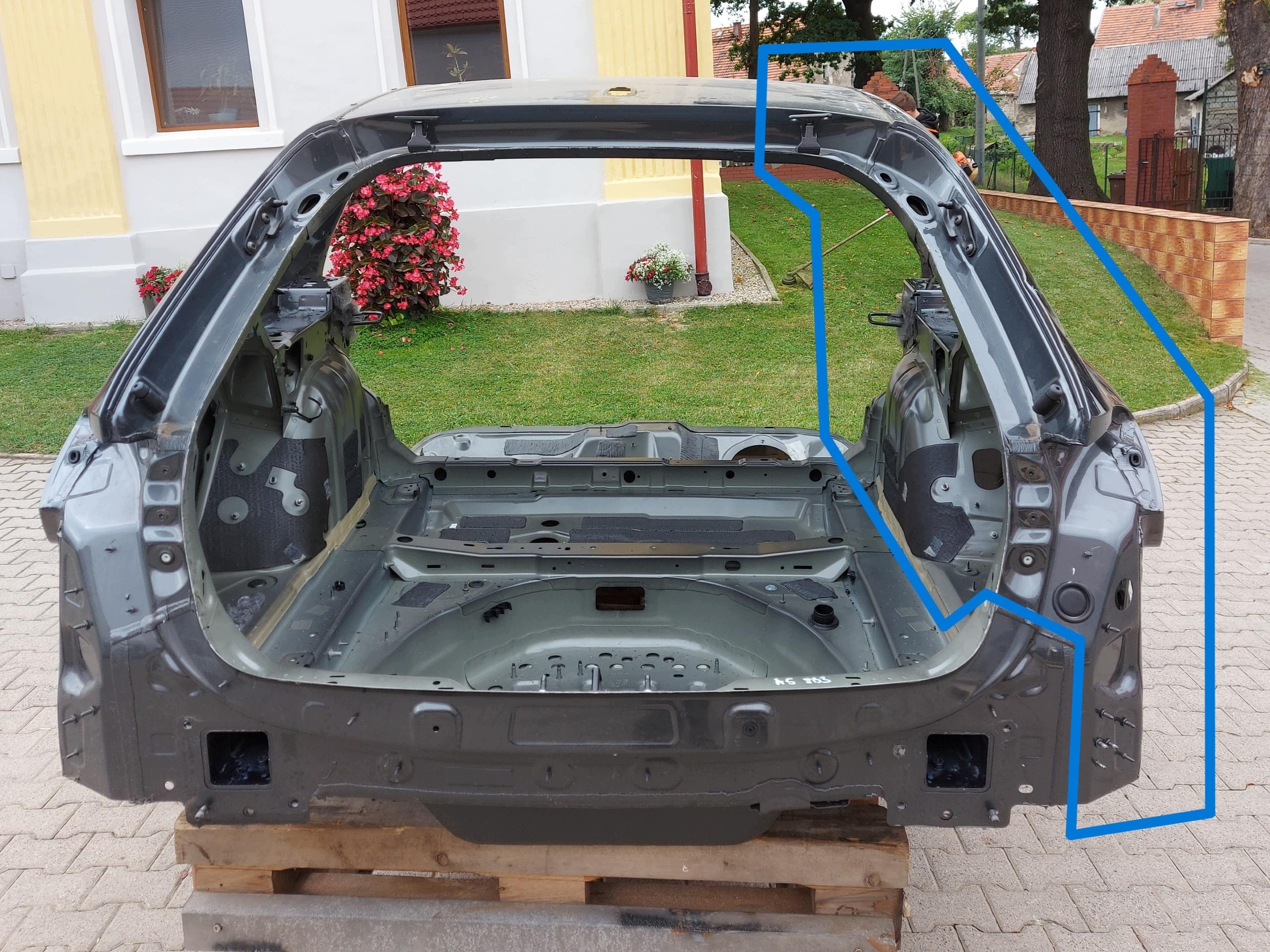 AUDI A5 8B3 B10 AVANT parafango posteriore Destra LZ7S