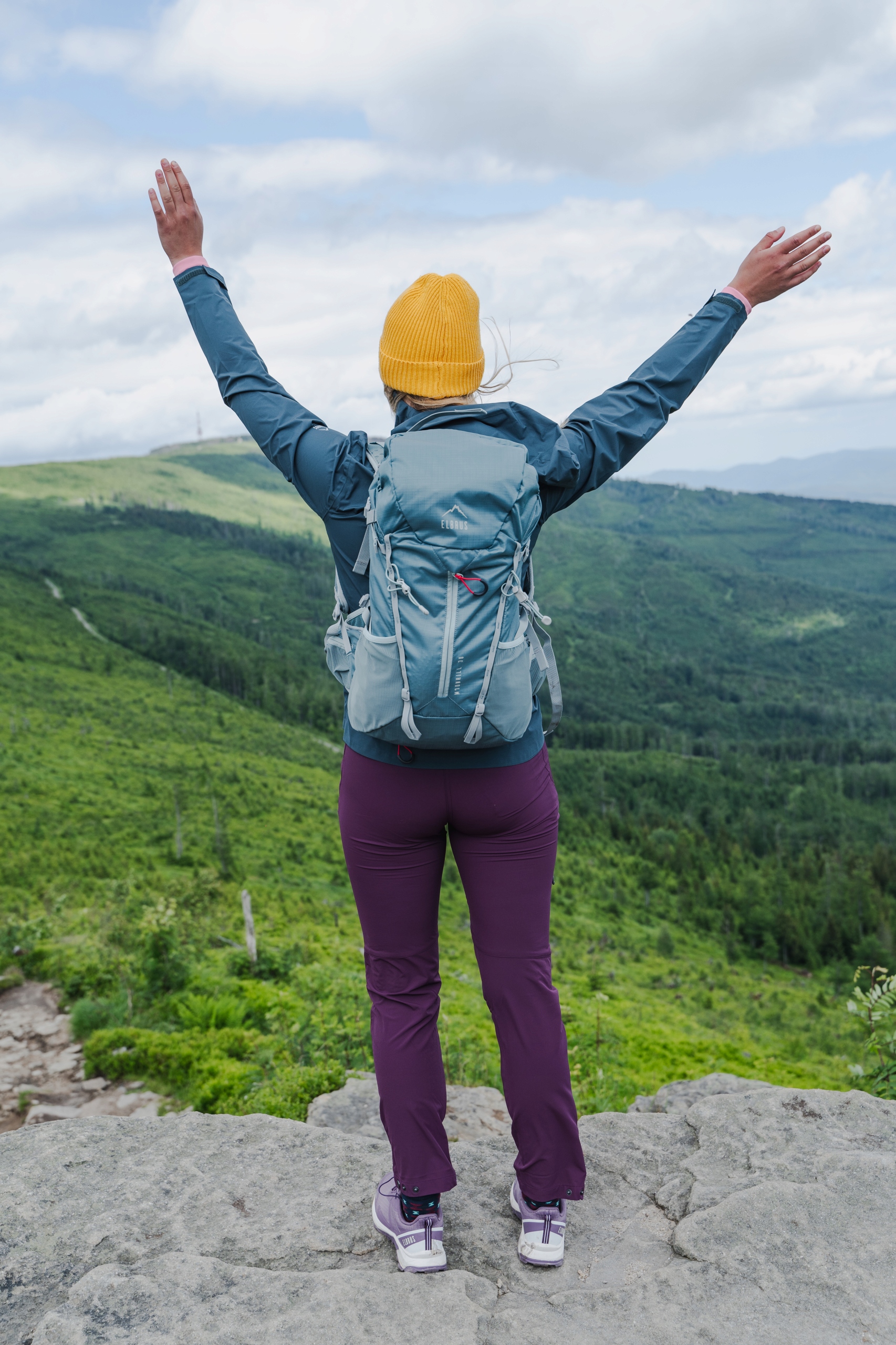 Damskie spodnie ELBRUS CECILIA WO’S Materiał dominujący Nylon