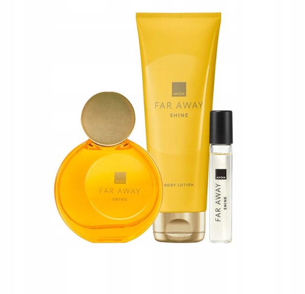 Avon Sada Far Away Shine 3 Kosmetické Přípravky Voda Balzám Parfém Pro Ni