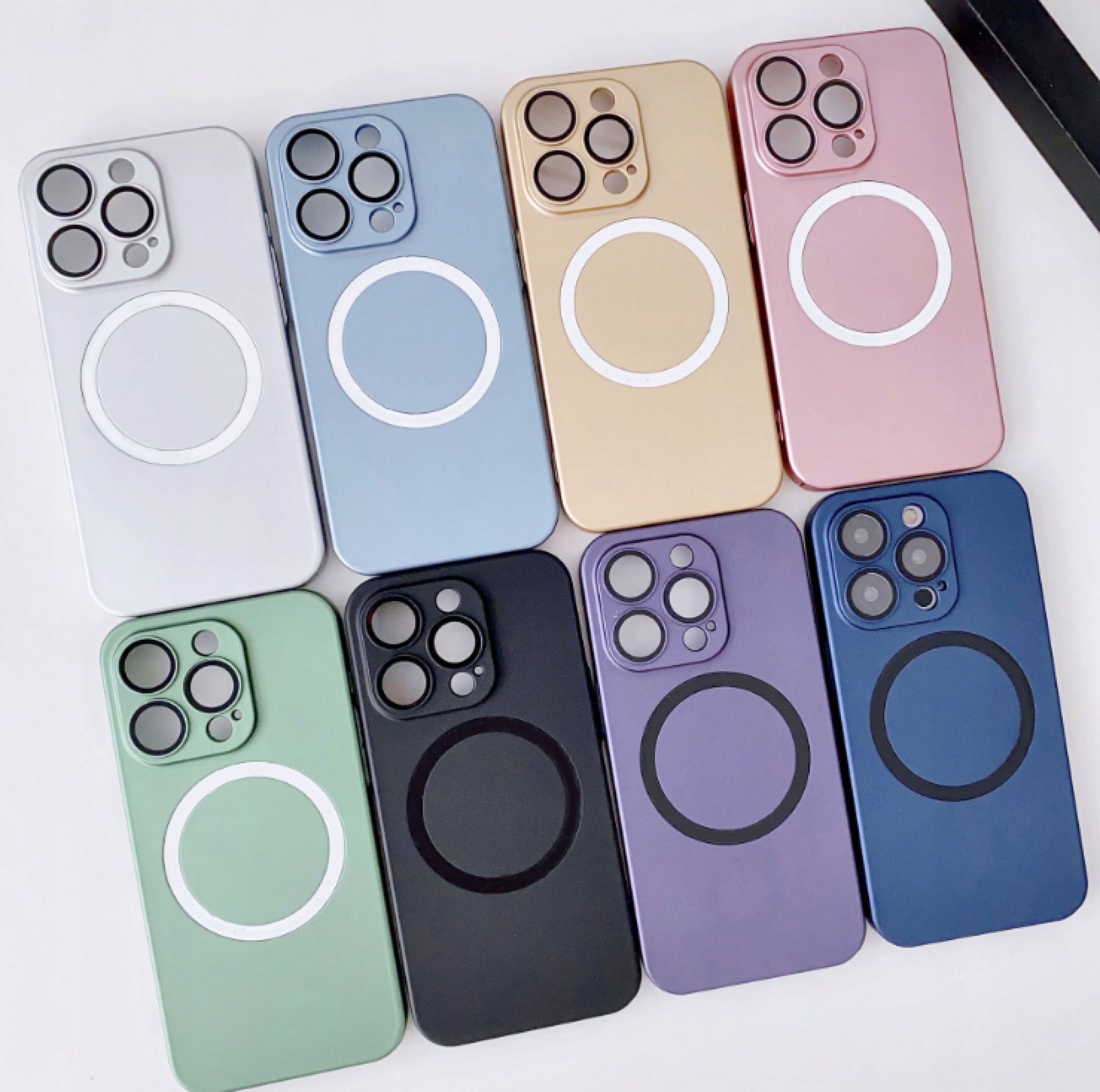 MATOWE ETUI OBUDOWA MAGSAFE DO IPHONE 13 PRO MAX KOLORY + SZKŁO HARTOWANE Załączone wyposażenie szkło hartowane