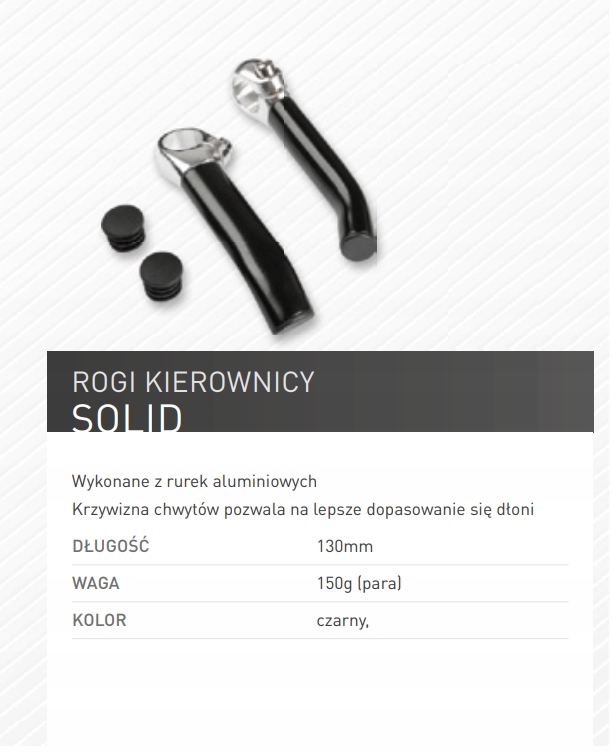 Rogi Kierownicy Aluminiowe Kross Solid 13cm Marka Kross