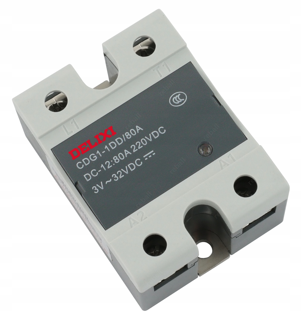 

Przekaźnik Półprzewodnikowy Delixi SSR-80A DC-DC