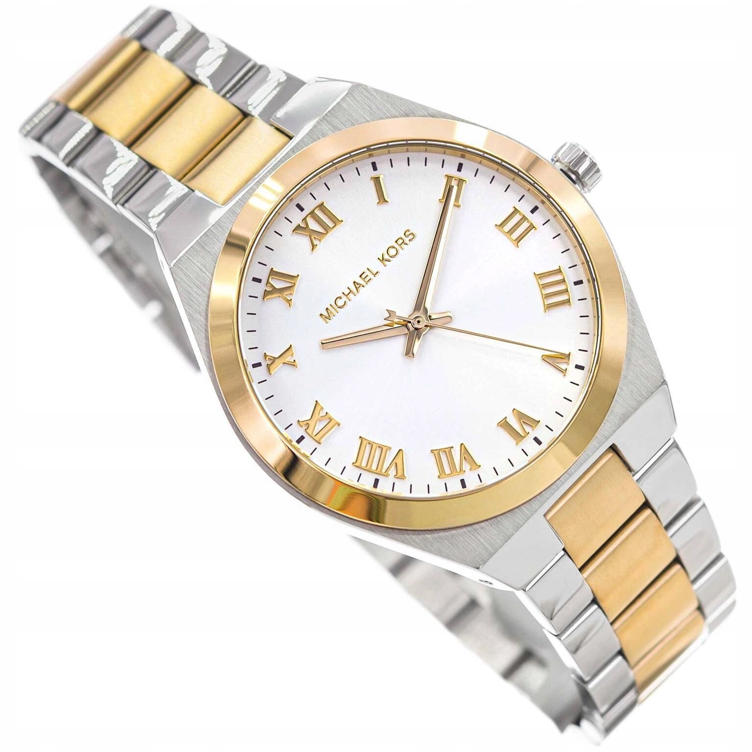 Dámské Hodinky Michael Kors MK7464 Lennox Stříbrno-zlaté Na Náramku