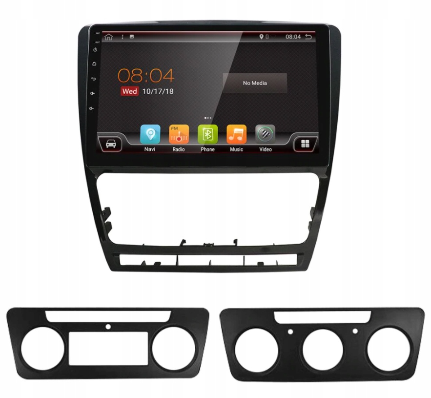 RADIO ANDROID SKODA OCTAVIA 2 A5 2007-14 1/16 CAM!