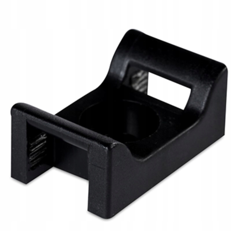 PODSTAWKA DO OPASEK KABLOWYCH 4,8mm czarna 20szt Marka ELCAN