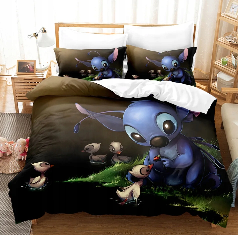 KRESKÓWKA STITCH ANIME WZÓR ZESTAW POŚCIELI POSZEWKA DLA DZIECI Marka bez marki