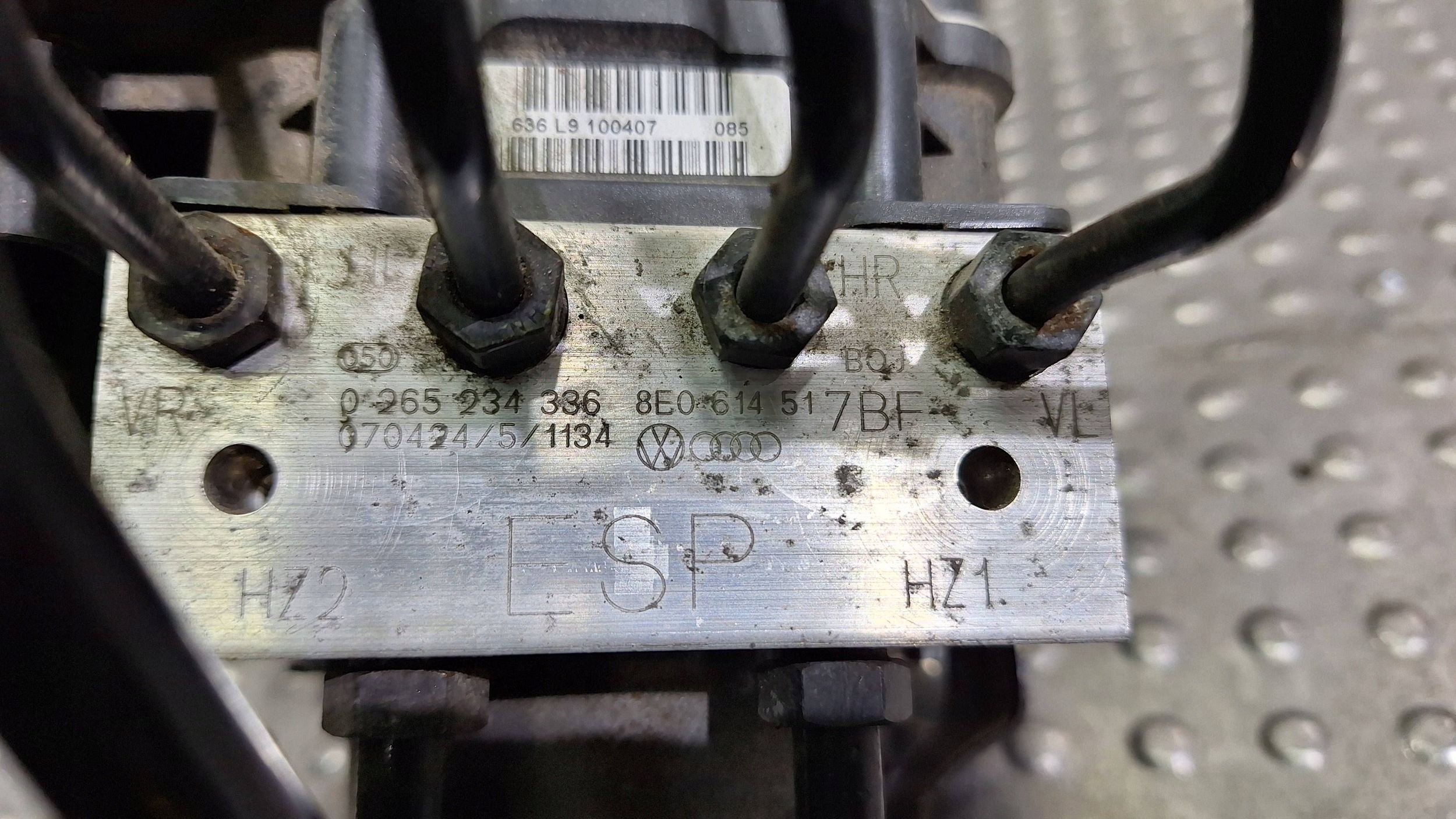 pump control unit ABS 8E0910517H 8E0614517BF 0265234336 AUDI A4 B6 B7