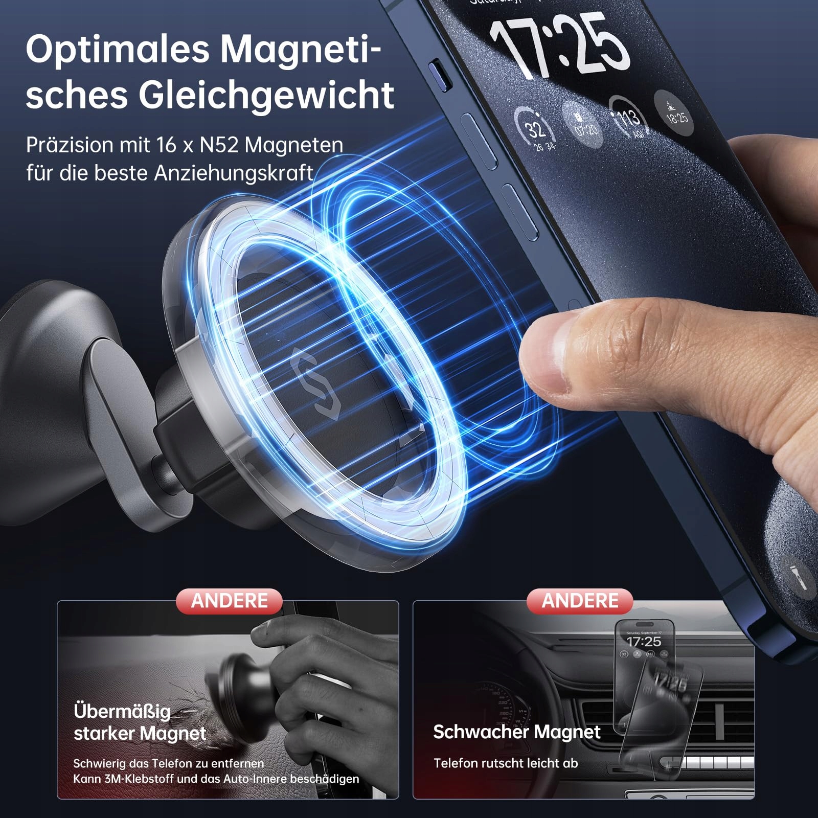 SYNCWIRE Uchwyt Samochodowy Magnetyczny — miniatura 4