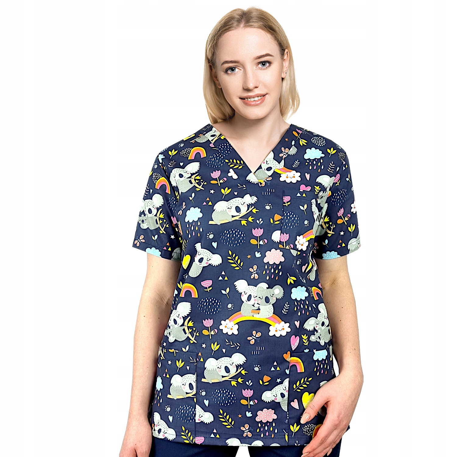 

Bluza medyczna damska fartuch kolorowy M