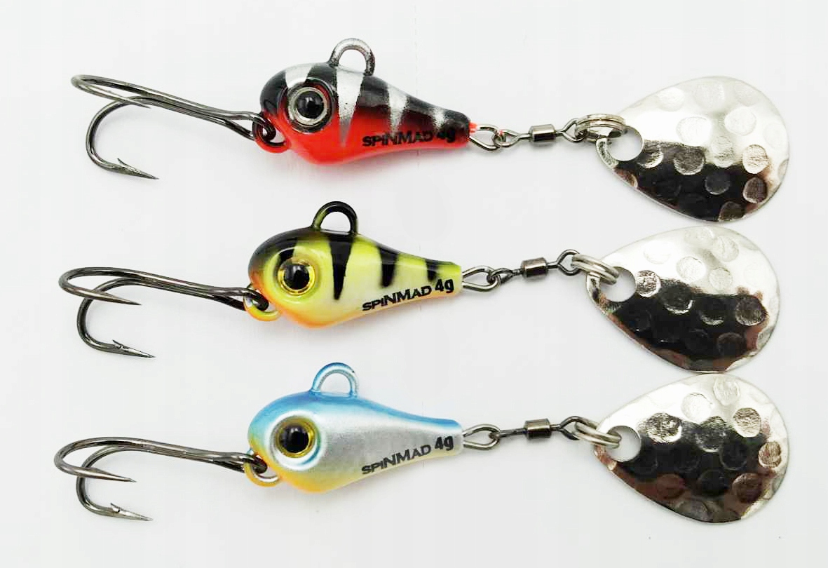 ZESTAW - WIRUJĄCY OGONEK SPINMAD BIG 4G - 3 KOLORY - KILLER MIX Metoda wędkowania spinningowa