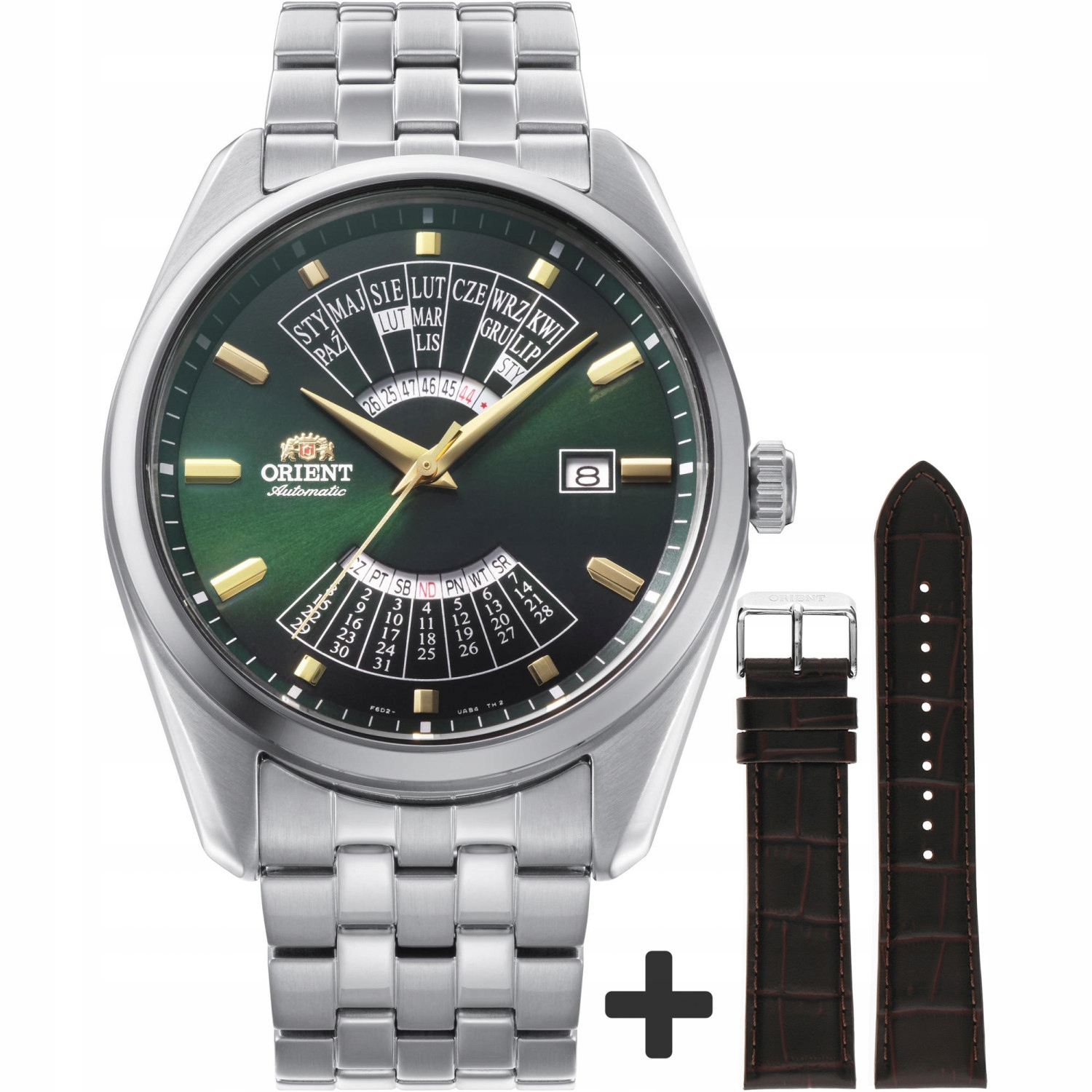 Pánské Hodinky Orient RA-BA0008E3YB UL00A011J0 hnědé