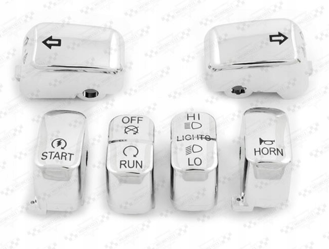 ND-158 - Накладки на кнопки, SOFTAIL, DYNA, V-ROD HARLEY