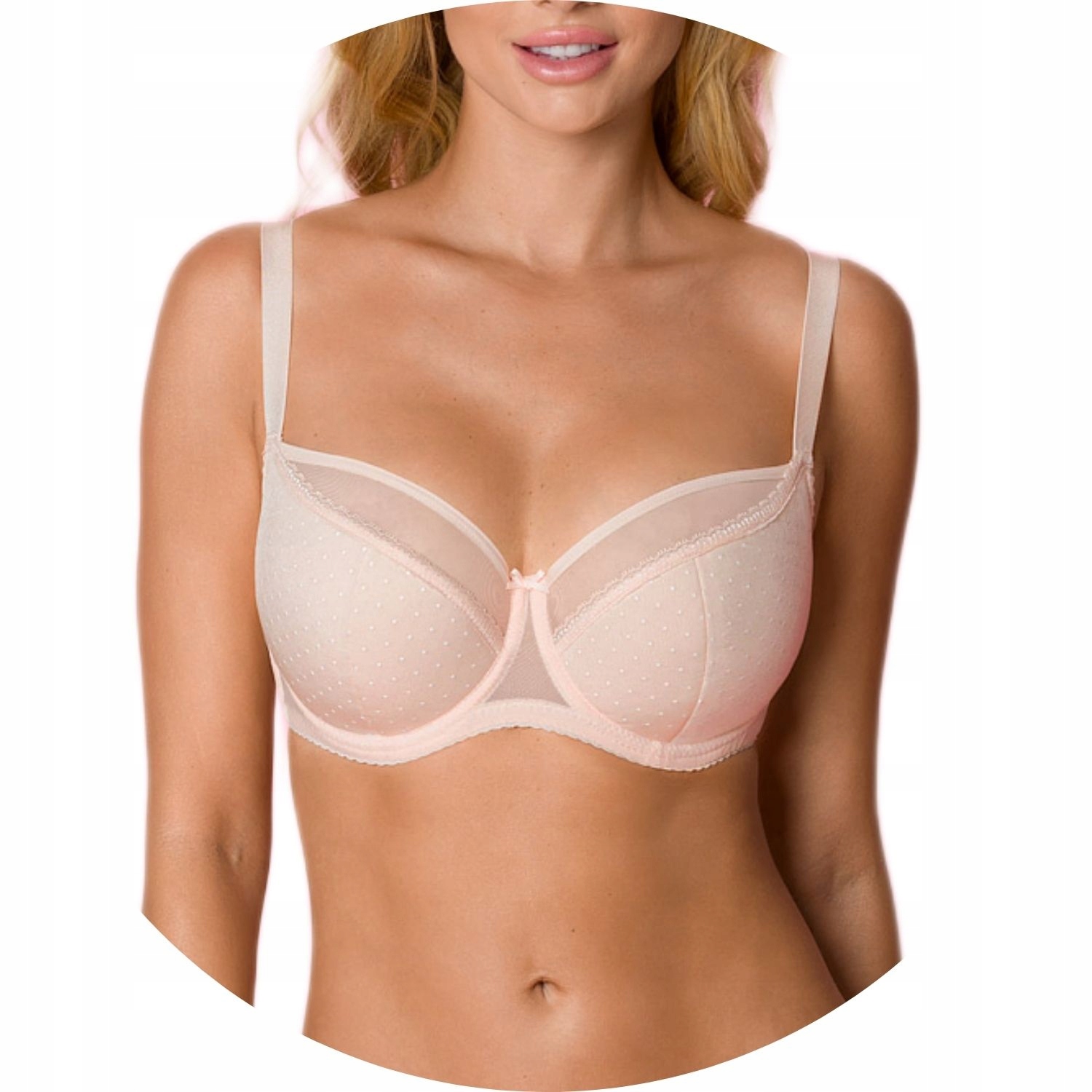 Polovyztužená podprsenka Semi Soft Vena VB-483 pudrová růžová 75D