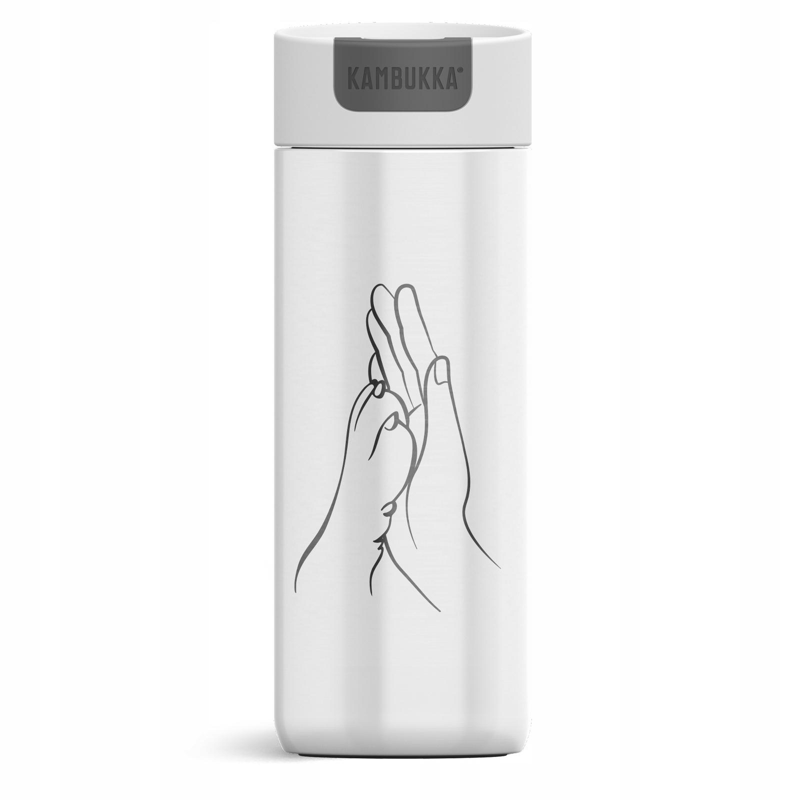 Kubek termiczny szczelny Kambukka Olympus 500 ml Friends Forever White