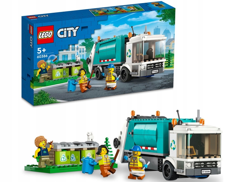 

Lego City Ciężarówka recyklingowa 60386