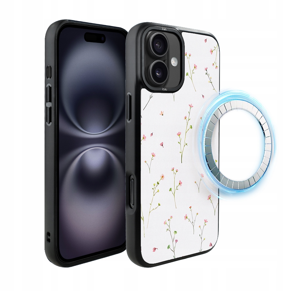 Pouzdro pro iPhone 16 Ibizu DropGuard Matt s MagSafe, polní fantazie