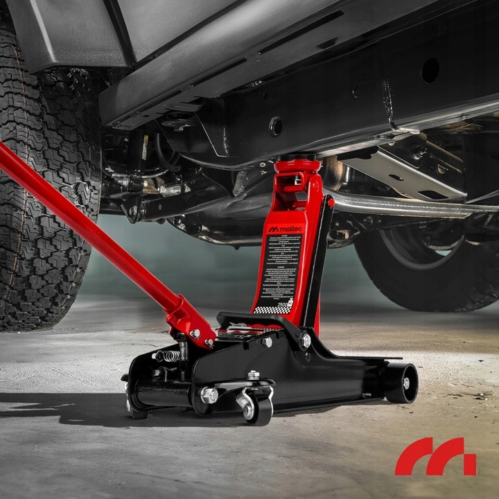 PODNOŚNIK SAMOCHODOWY LEWAREK ŻABA NISKOPROFILOWY HYDRAULICZNY 385mm 2,5T Marka Maltec