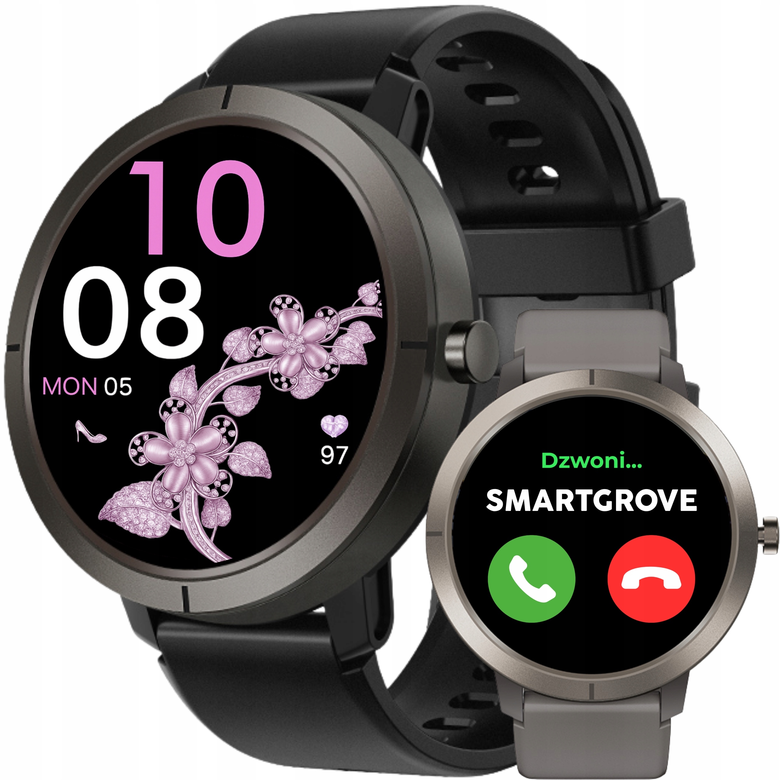 Smartwatch Dámske Hodinky Vodotesné Gps Rozhovory Kroky Šport Smart Watch