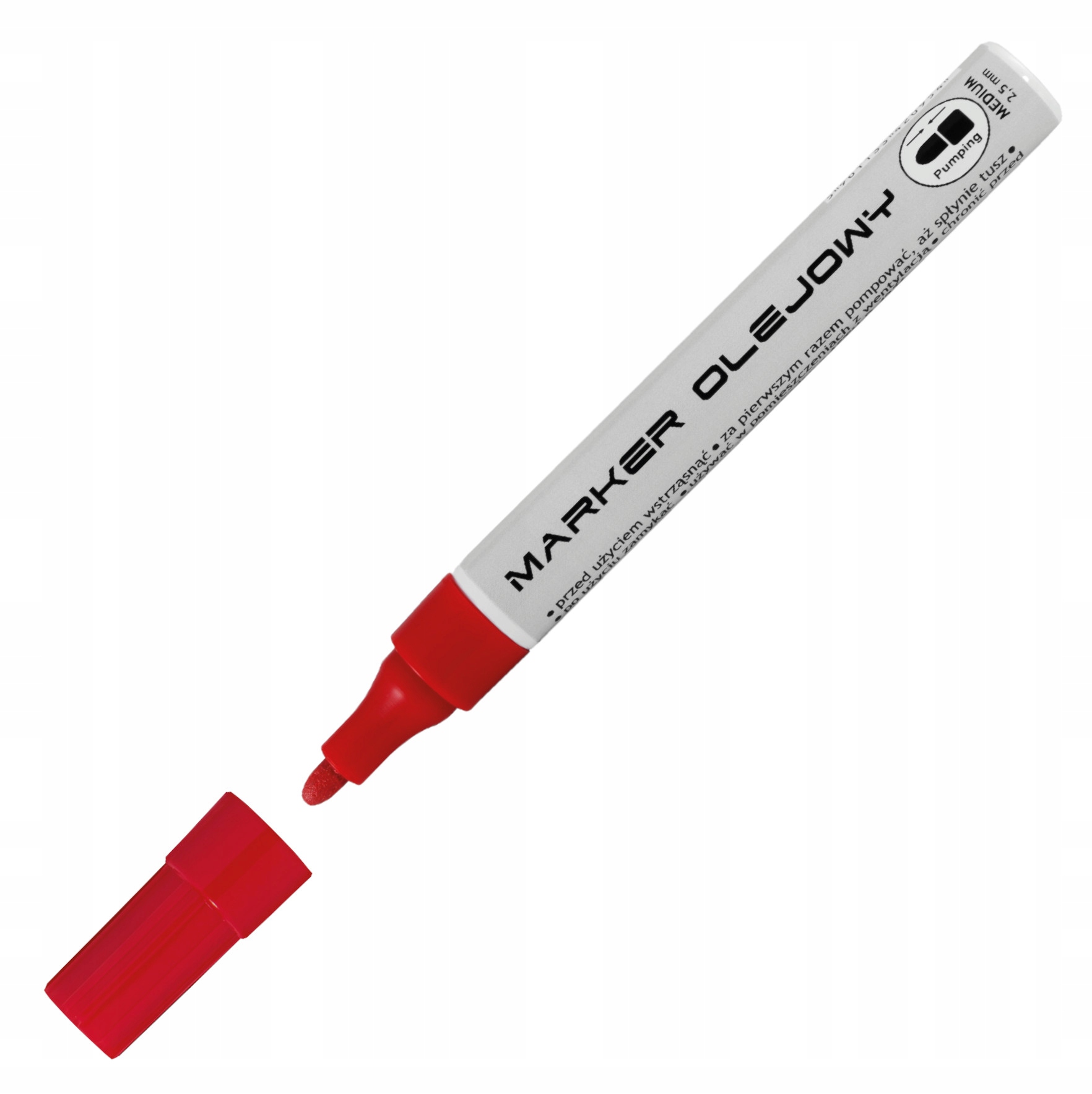 

Marker olejowy Toma Economy 2,5mm czerwony
