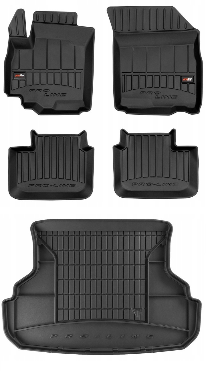 Set 3D gumové rohože pro Suzuki SX4 Sedan 2006-2014