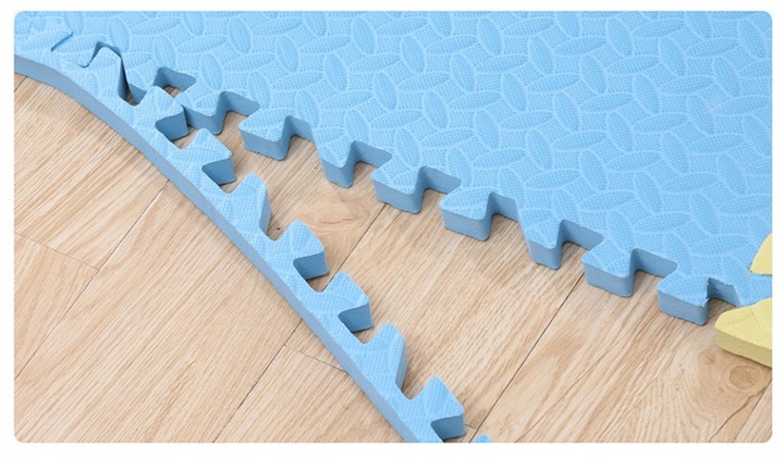 Mata Piankowa edukacyjna PUZZLE 16szt 120x120 I167 Bohater brak