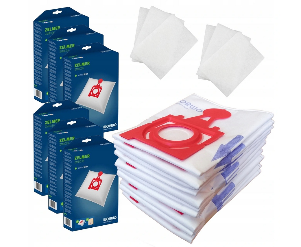 

24x Worki Odkurzacza Zelmer Jupiter ZVC425HT