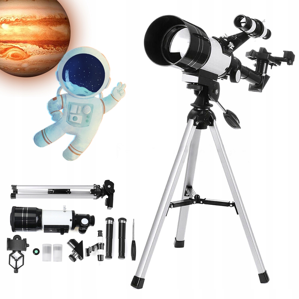70 MM Hvězdářský Teleskop Pro Děti S Ohniskovou Vzdáleností 300 MM