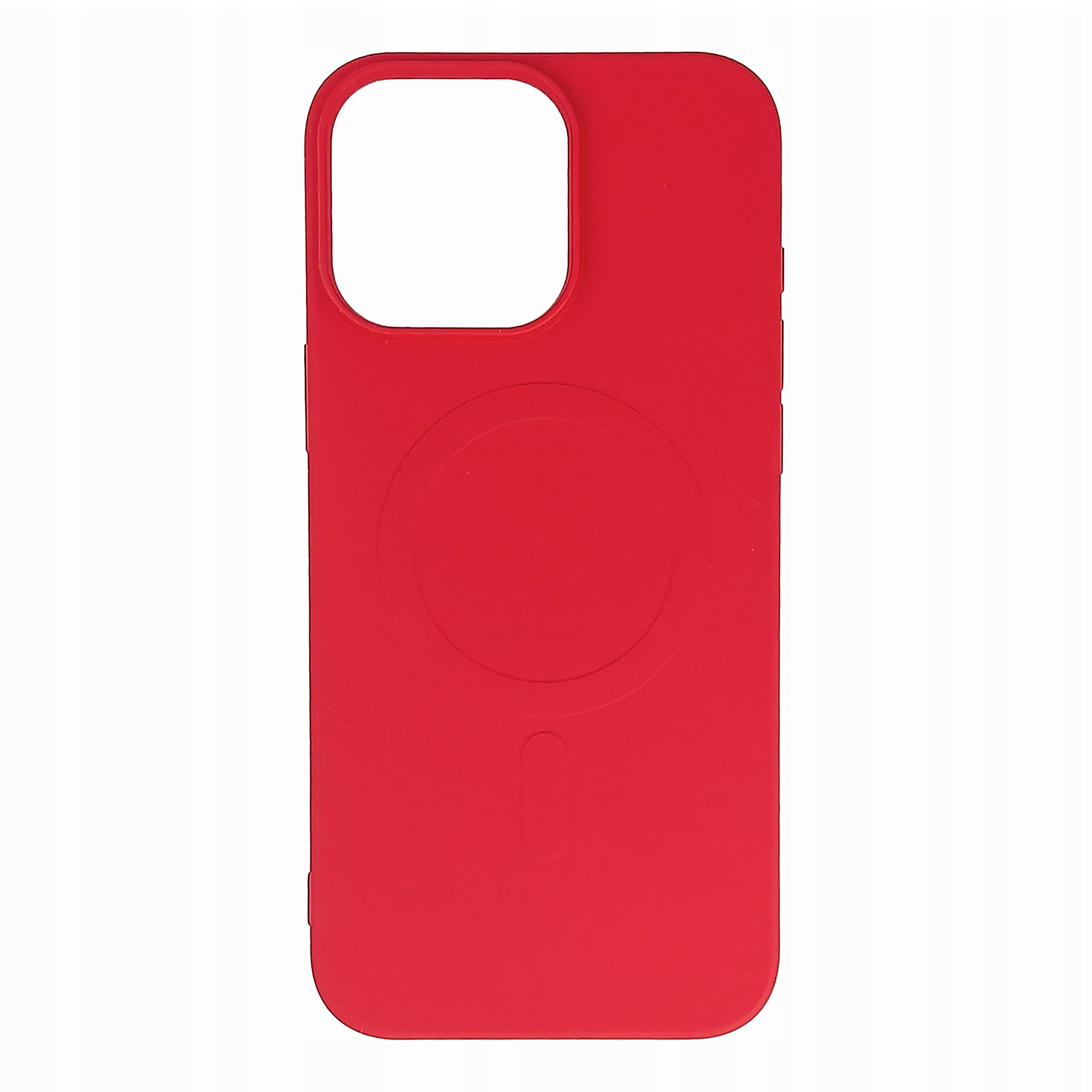 Etui plecki Liquid Silicone Case MagSafe do iPhone 16 Pro czerwone
