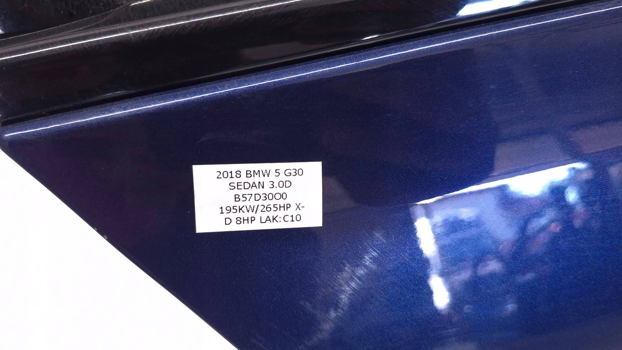 door right rear part right rear. BMW G30 C10
