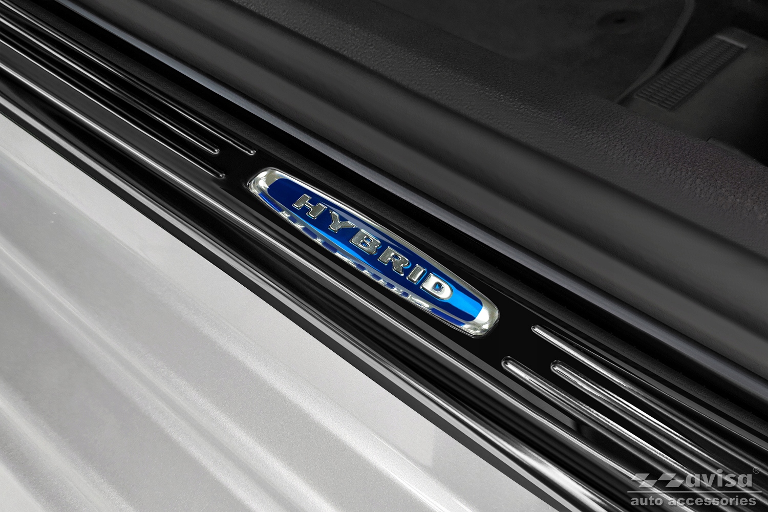 SKODA OCTAVIA IV NAKŁADKI PROGOWE LISTWY NA PROGI STALOWE Producent Avisa