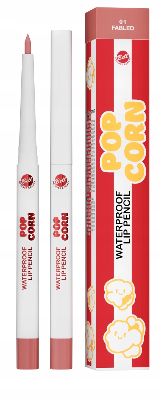 Bell Popcorn voděodolná tužka na rty 01 Fabled 0,25 g 1 ks