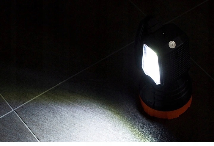 LATARKA SZPERACZ ŁADOWALNA AKUMULATOROWA 230V LED Liczba trybów 2