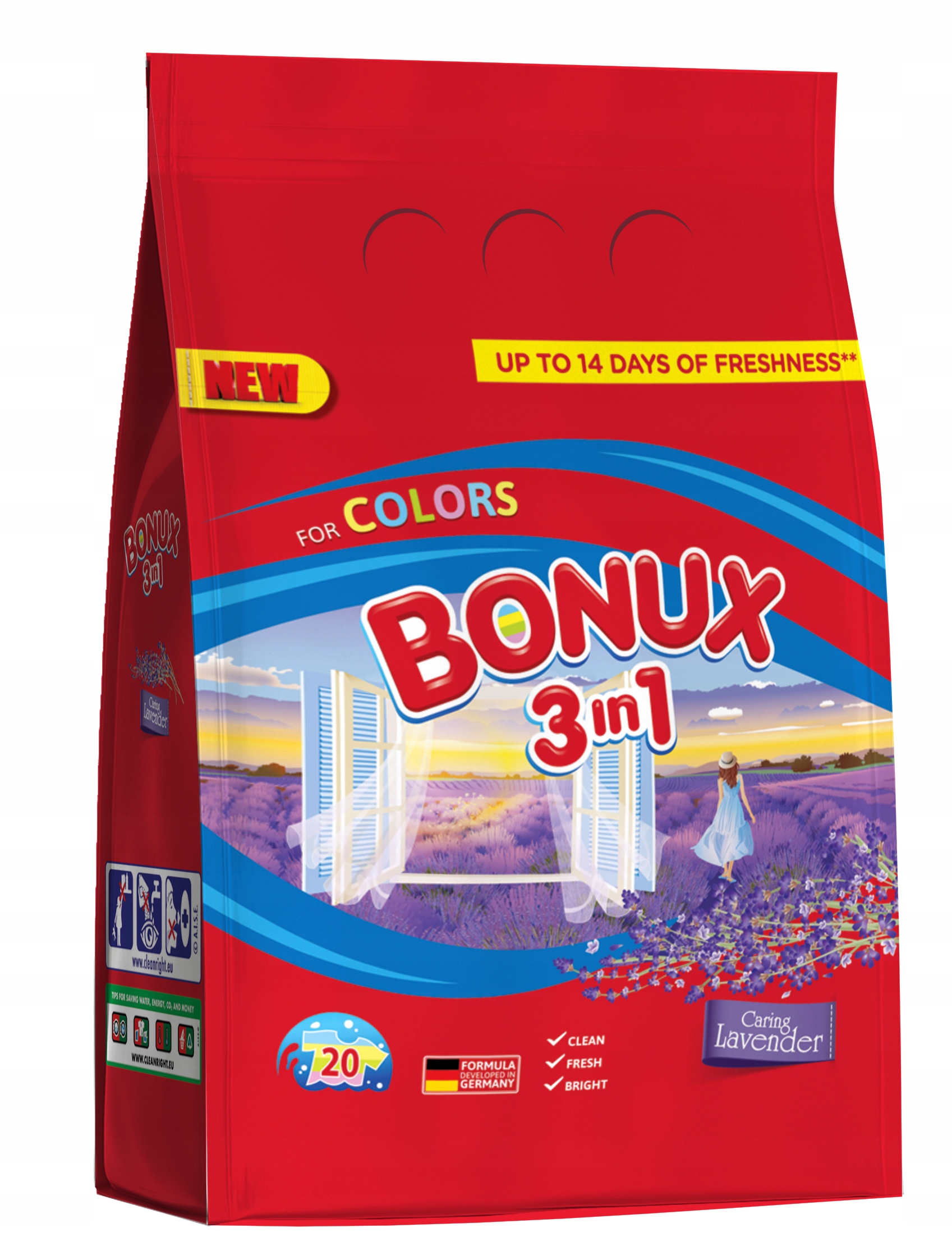 

Bonux Proszek do prania tkanin Kolor Lawenda 1,5kg
