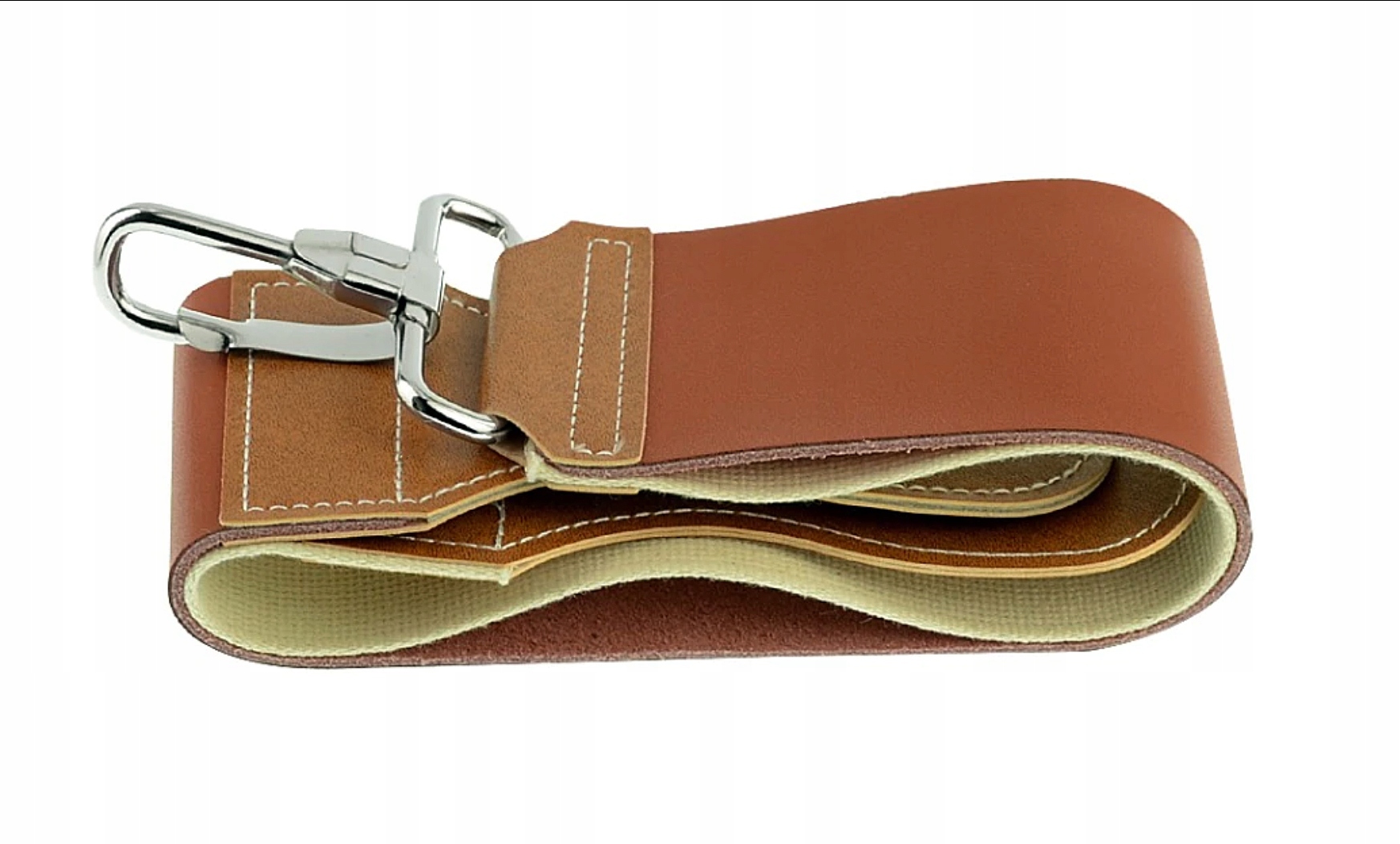 Pás na ostření leštění holicího strojku Zy, kožený plátěný úchyt