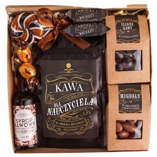 Zestaw Prezentowy Dla Nauczyciela Wychowawcy Zakończenie Roku kawa syrop