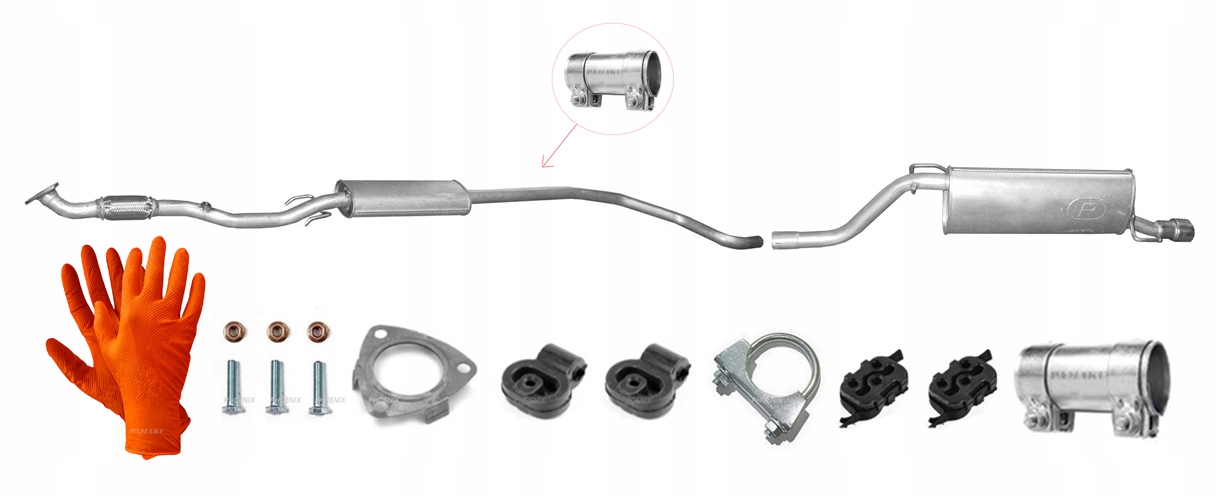 Opel Corsa D 1.4 (od 2006) Tlumič Koncový Sport