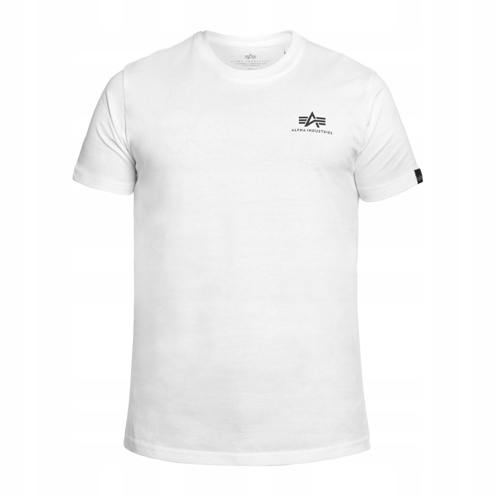 Tričko bavlněné tričko Alpha Industries Backprint White S