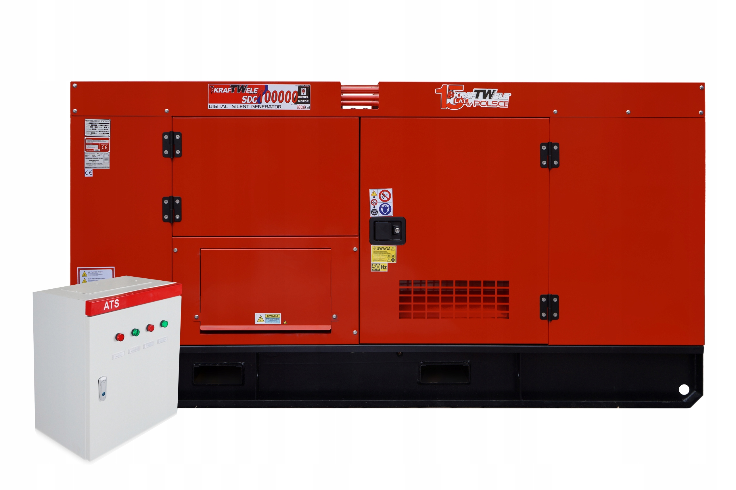Agregat Generator Prądotwórczy Wyciszony 100 kVA Ats Szr