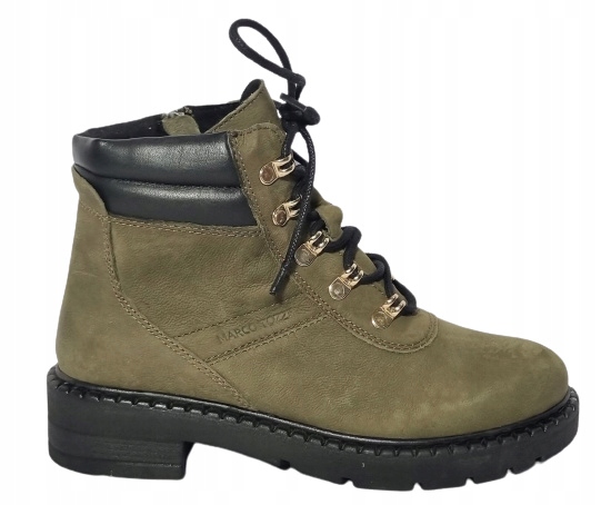 Pohodlné kotníkové boty Marco Tozzi 25202-29 khaki r37